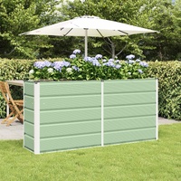 Planter Green 160 x 40 x 75 cm Steel
