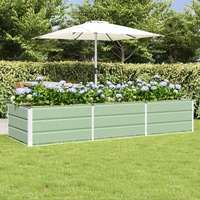 Planter Green 240 x 80 x 45 cm Steel