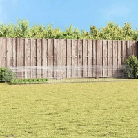 Rabbit Cage Silver 600 x 78 x 78 cm Galvanised Steel