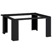 Washing Machine Pedestal Black 64 x 55 x 32.5 cm Steel