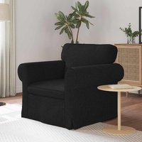 Sofa Black 95 x 82 x 80 cm Fabric