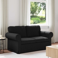 Sofa Black 155 x 82 x 80 cm Fabric
