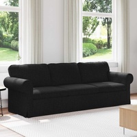 Sofa Black 245 x 82 x 80 cm Fabric