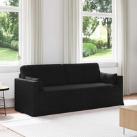 Sofa Black 198 x 78 x 80 cm Fabric