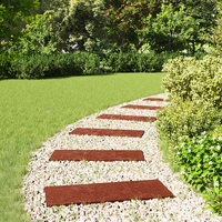 Stepping Stone 6 pcs Red 60.5 x 25 x 2 cm Rubber