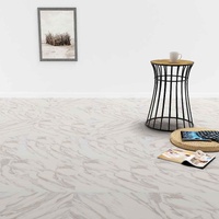Flooring Planks 55 pcs White 5.11 m² PVC