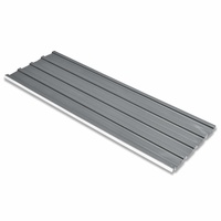 Roof Panel 12 pcs Grey 129 x 45 cm Galvanised steel
