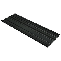 Roof Panel 12 pcs Anthracite 129 x 45 cm Galvanised steel