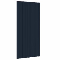 Roof Panel 36 pcs Anthracite 100 x 45 cm Galvanised steel