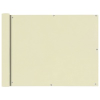 Balcony Screen Oxford Fabric 90x600 cm Cream
