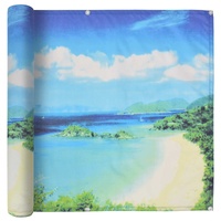 Outdoor Umbrella Multicolor 400 x 90 cm Oxford