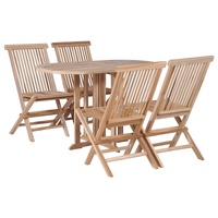 Furniture Set 5 pcs Brown