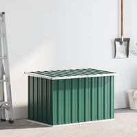 Garden Storage Box Green 109x67x65 cm