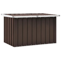Garden Storage Box Brown 109x67x65 cm