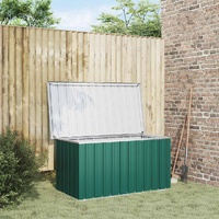 Garden Storage Box Green 129x67x65 cm
