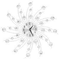 Wall Clock with Quartz Movement Modern Design 50 cm