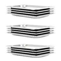 Gastronorm Containers 12 pcs GN 1/3 20 mm Stainless Steel
