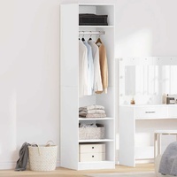 Wardrobe White 50x50x200 cm Engineered Wood