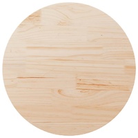Table Top Ø90x2.5 cm Solid Wood Pine