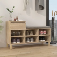 Shoe Cabinet Sonoma Oak 102x36x60 cm Engineered Wood