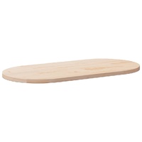 Table Top 100x50x2.5 cm Solid Wood Pine Oval