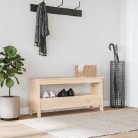 Hall Bench 100x28x45 cm Solid Wood Pine