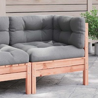 Garden Sofa Corner with Cushions Solid Wood Douglas