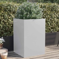 Planter Silver 52x48x75 cm Galvanised Steel