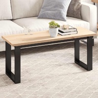 Table Top 110x40x2.5 cm Rectangular Solid Wood Pine