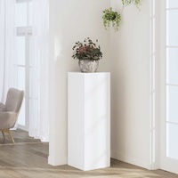 Plant Stand White 33x33x100 cm Engineered Wood