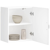 Kitchen Wall Cabinet "Lucca" High Gloss White Engineered Wood