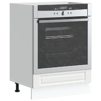 Oven Cabinet Porto White Engineered Wood