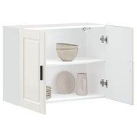 Kitchen Wall Cabinet "Porto" High Gloss White Engineered Wood