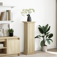 Display Stand with Storage Sonoma Oak 31x30x90 cm Engineered Wood