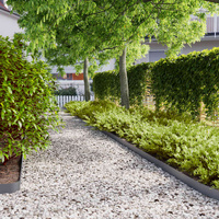 Lawn Edgings 50 pcs Anthracite 10x103 cm Cold-rolled Steel