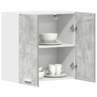 Kitchen Wall Cabinet Concrete Grey 60x31x60 cm Engineered Wood