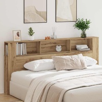 Headboard Cabinet with Shelf Artisan Oak 220 x 18.5 x 102.5 cm