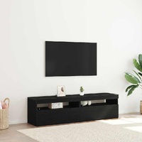 TV Cabinet 2 pcs Black Oak 75 x 35 x 40 cm Engineered Wood
