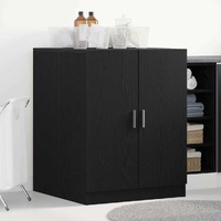 Washing Machine Cabinet Black Oak 70,5 x 71,5 x 91,5 cm