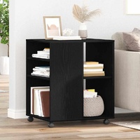 Storage Cabinet Black Oak 60 x 53 x 72,5 cm Engineered Wood