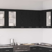 Hanging Cabinet Lyon Black Oak 60 x 31 x 60 cm Engineered Wood
