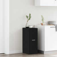 Apothecary Cabinet Black oak 30 x 41 x 77.5 cm Engineered wood