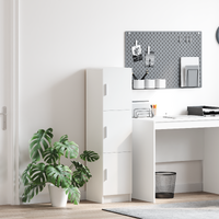Highboard White 31.5 x 32 x 122.5 cm