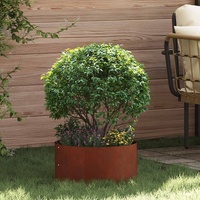 Planter Ring Brown 40 x 40 x 20 cm Weathering Steel