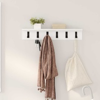 Wall-Mounted Coat Rack Wall-mounted White 60 x 10,5 x 10,5 cm