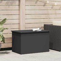 Outdoor Storage Box Black 80 x 50,5 x 50 cm Steel