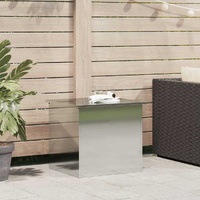 Outdoor Storage Box Silver 55 x 50,5 x 50 cm Steel