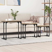 Nesting Coffee Table 3 pcs Artisan oak Engineered wood