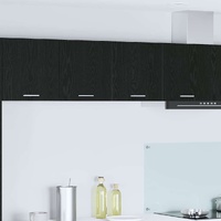 Hanging Cabinet Black Oak 80 x 31 x 40 cm Engineered Wood