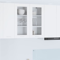 Hanging Cabinet with Door White 80 x 31 x 80 cm Engineered Wood